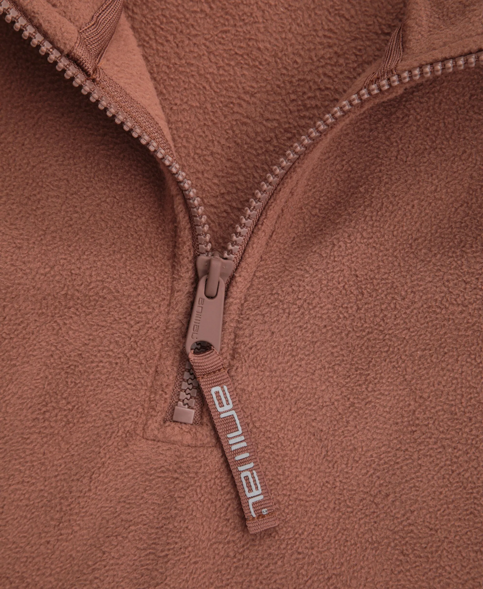 Stockholm Mens Half-Zip Fleece - Rust sold by Animal product image thumbnail 5