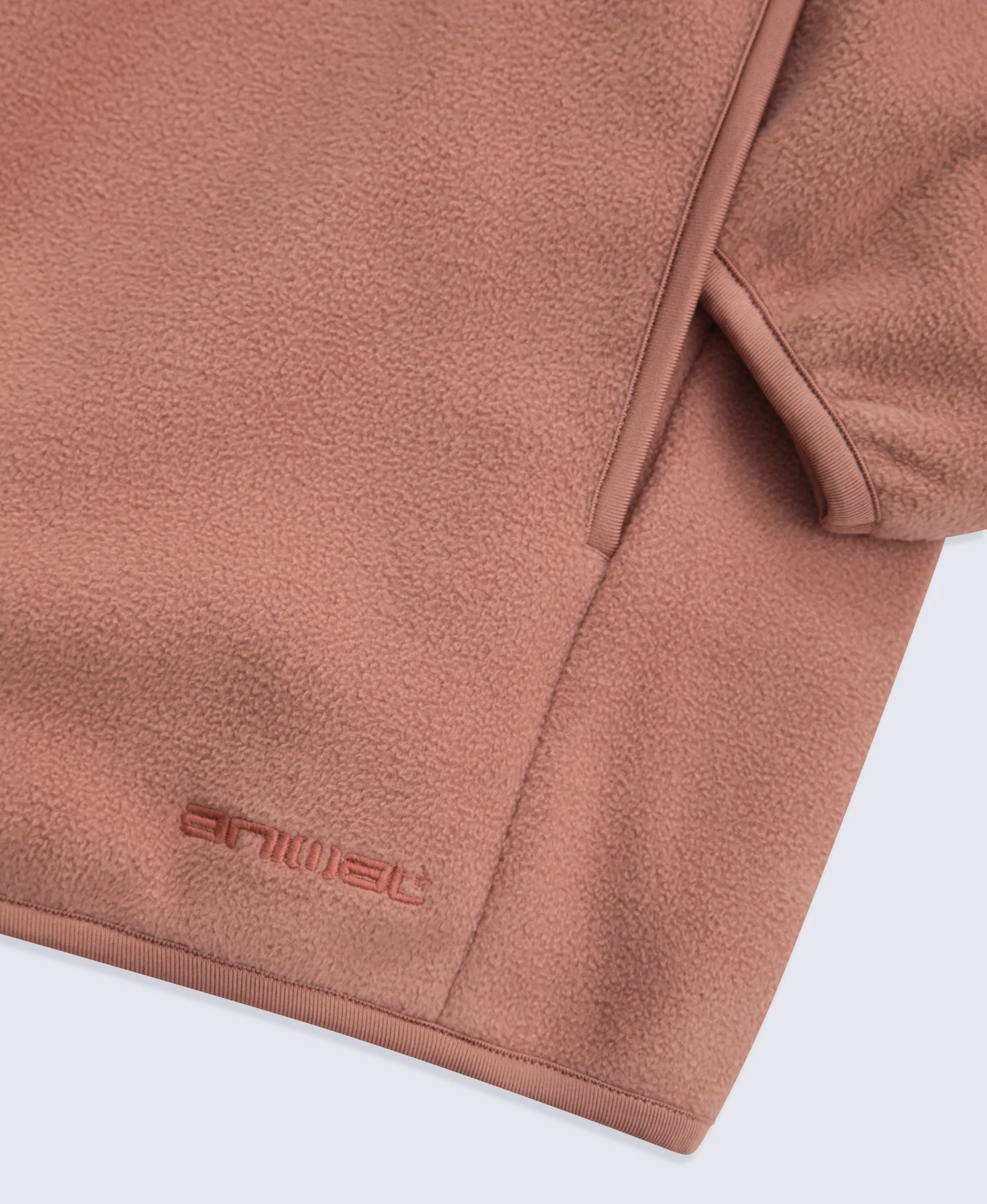 Stockholm Women’s Half-Zip Fleece - Tan sold by Animal product image thumbnail 4