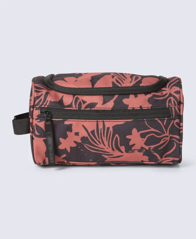 Printed Wash Bag - Rust made by Animal