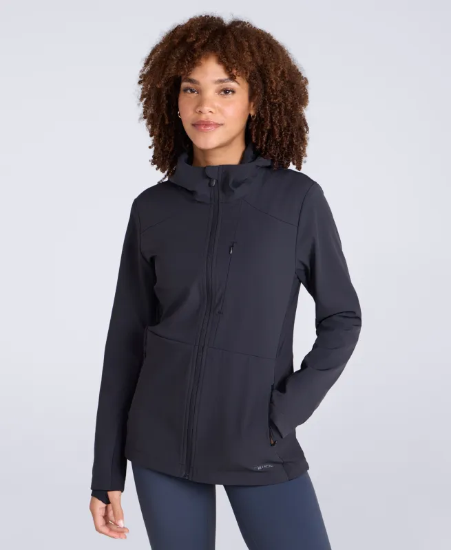 Solstice Womens Active Softshell - Black sold by Animal