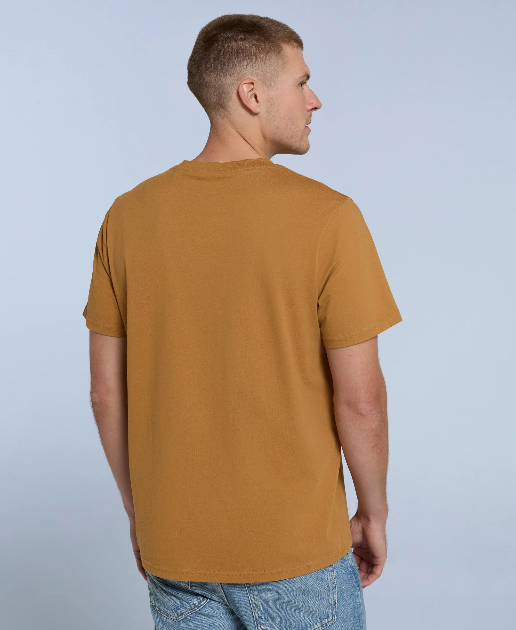 Leon Mens Relaxed T-Shirt - Mustard sold by Animal product image thumbnail 3