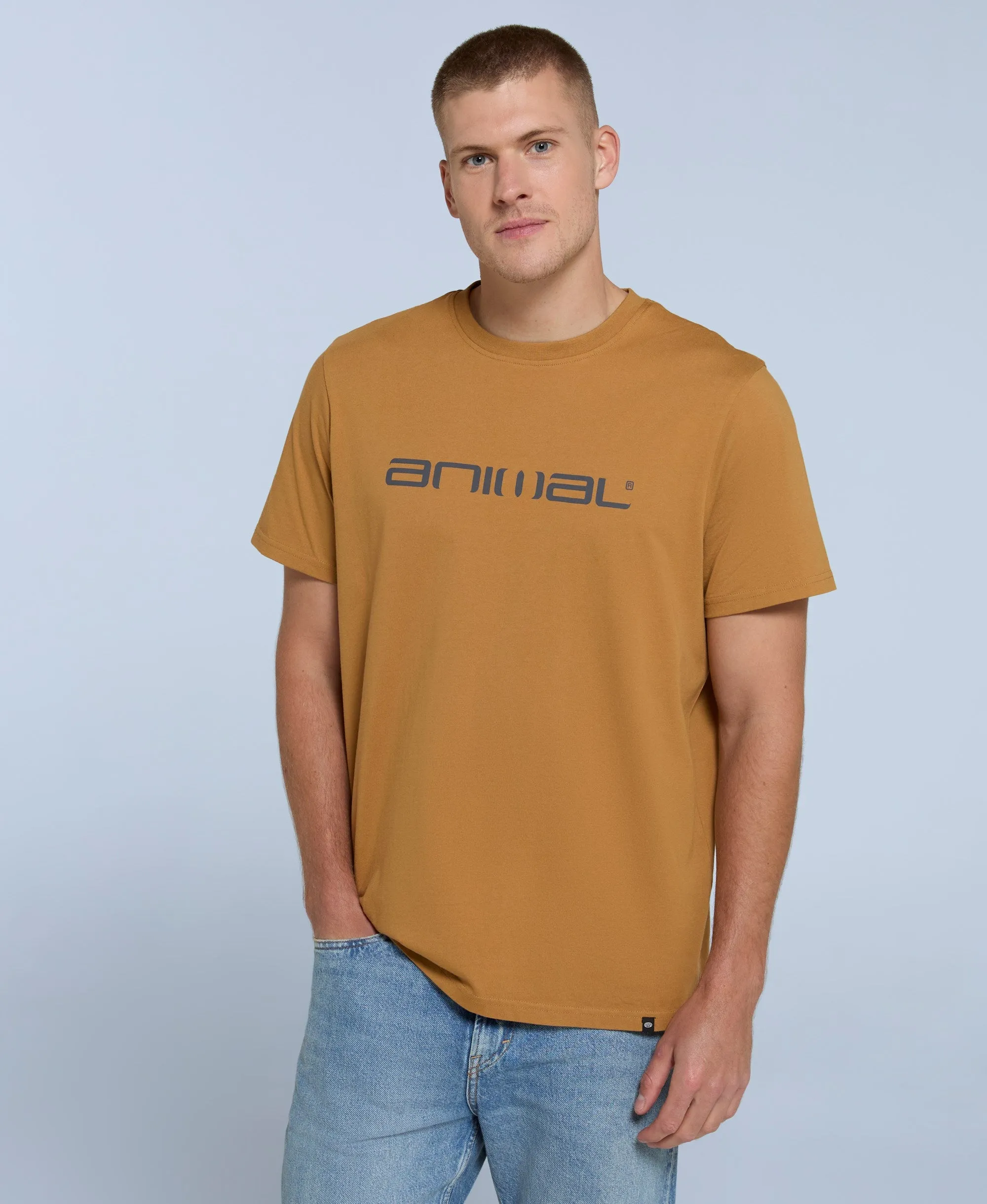 Leon Mens Relaxed T-Shirt - Mustard sold by Animal product image thumbnail 4
