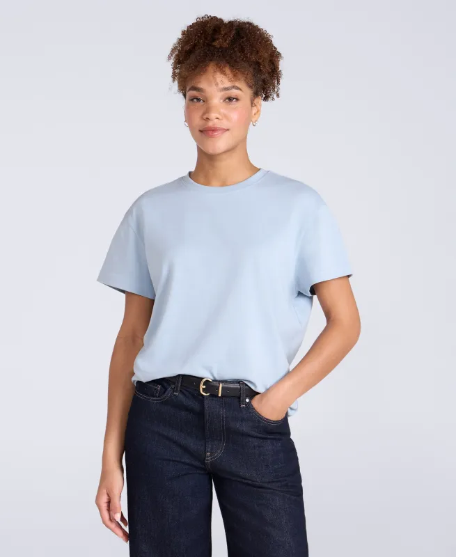 Grace Womens Heavyweight T-Shirt - Blue sold by Animal