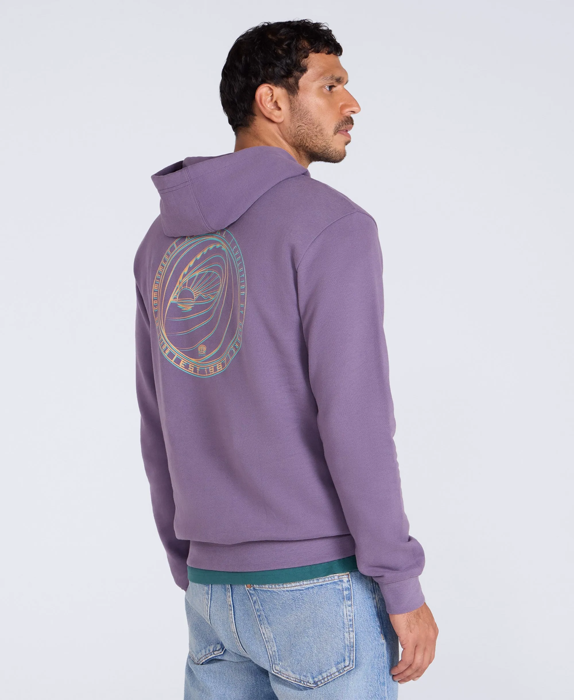 River Mens Hoodie - Purple sold by Animal product image thumbnail 2
