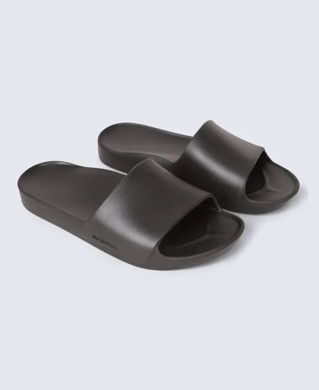Poolside Mens Sliders - Black made by Animal