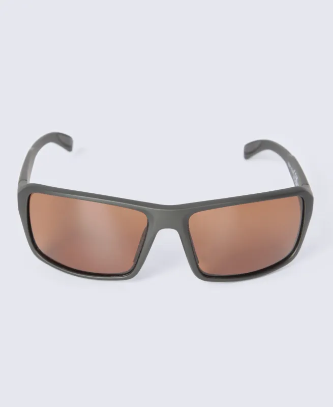 Leo Mens Polarized Sporty Sunglasses - Green made by Animal