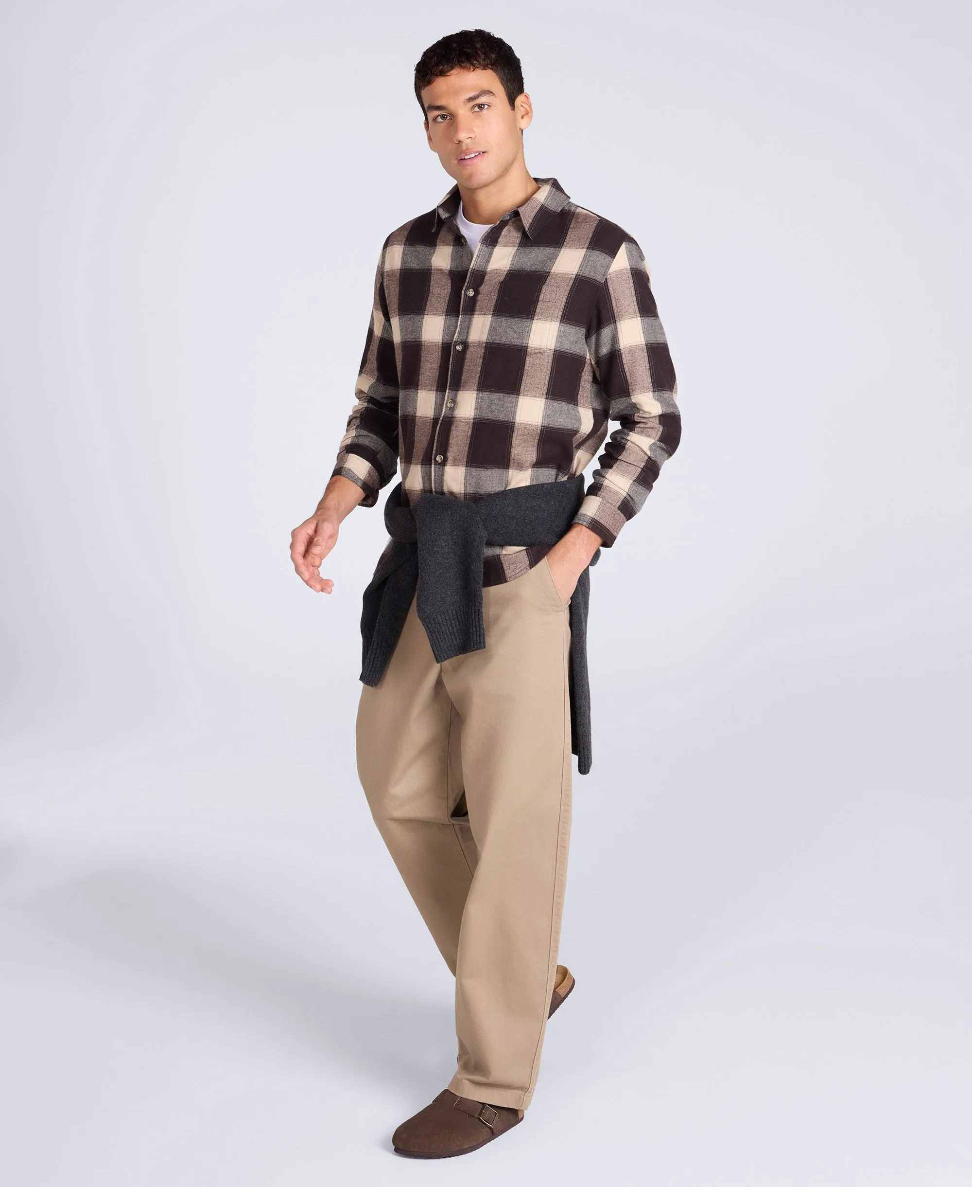 Cove Mens Flannel Shirt - Grey sold by Animal product image thumbnail 3