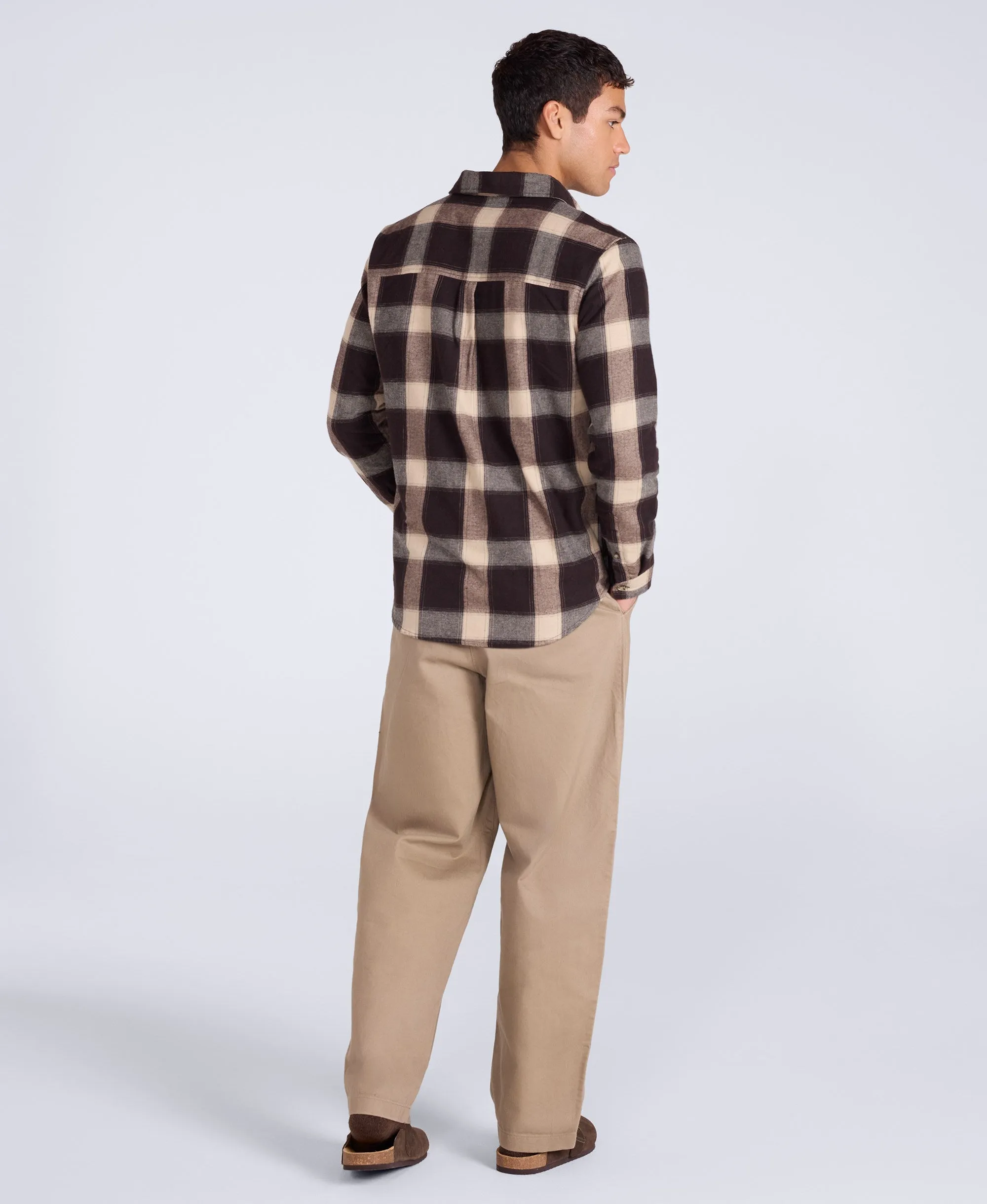 Cove Mens Flannel Shirt - Grey sold by Animal product image thumbnail 5