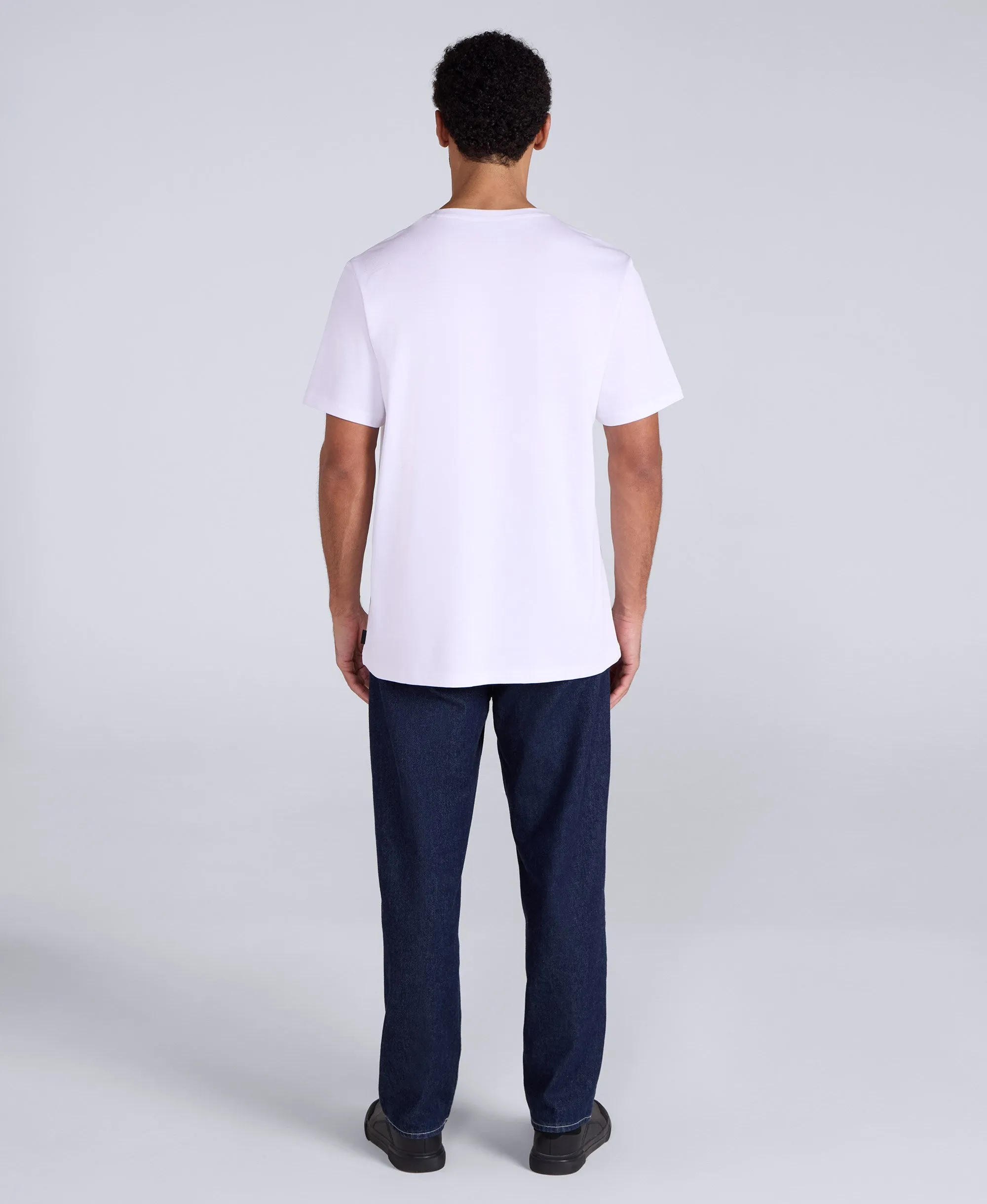 Chase Mens Plain Relaxed T-Shirt - White sold by Animal product image thumbnail 5