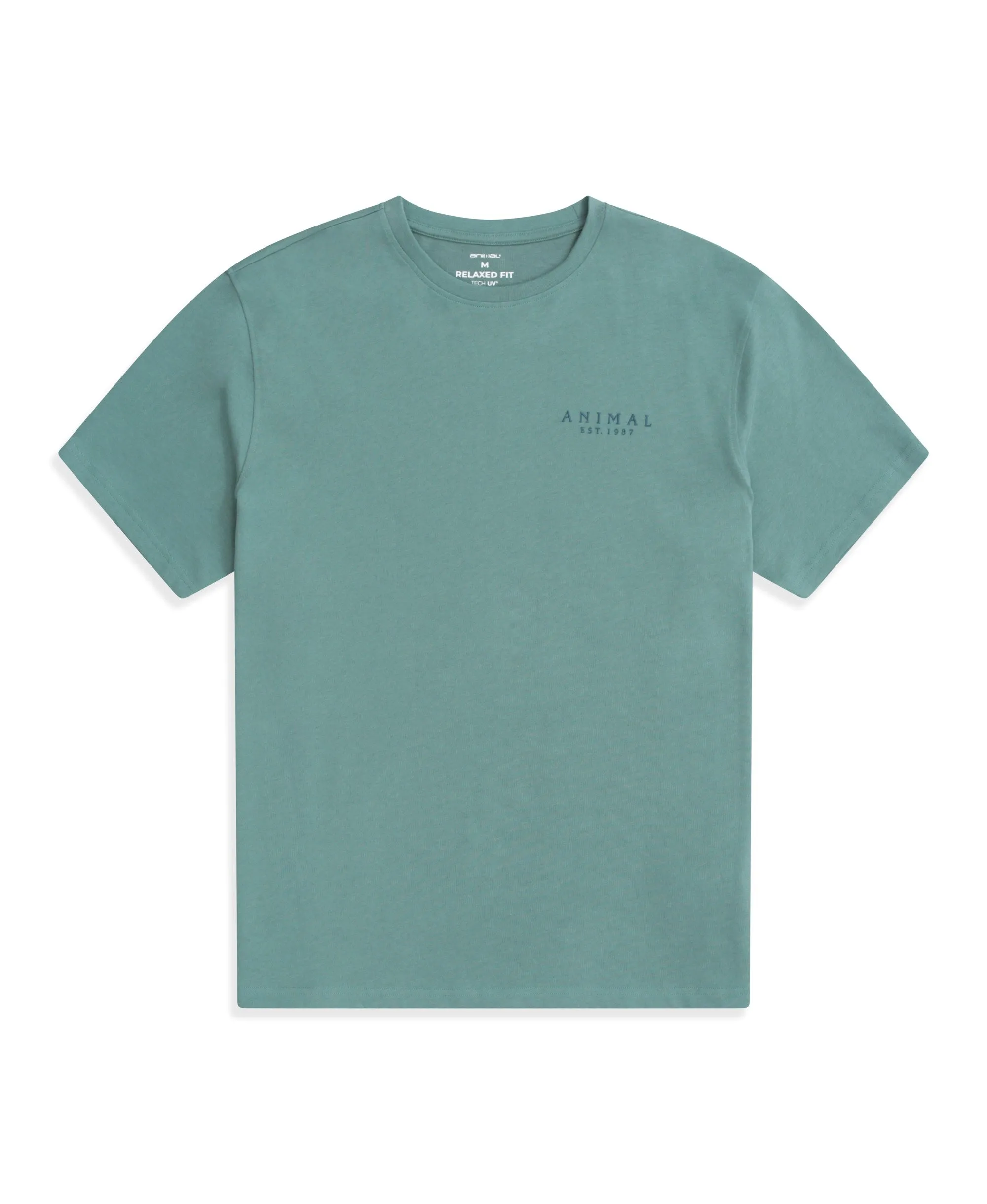 Chase Mens Plain Relaxed T-Shirt - Green sold by Animal product image thumbnail 5