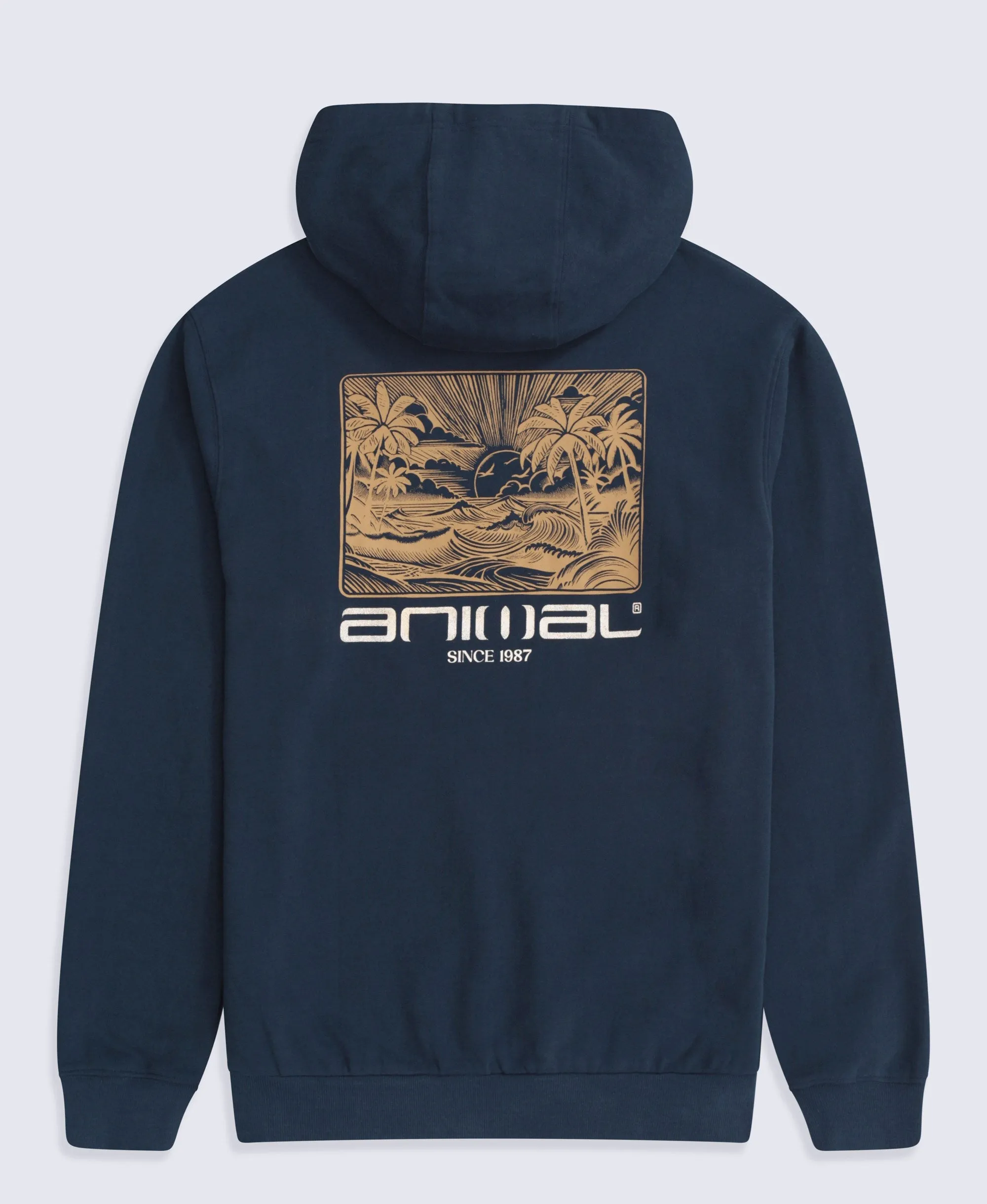 River Mens Hoodie - Cobalt sold by Animal product image thumbnail 2