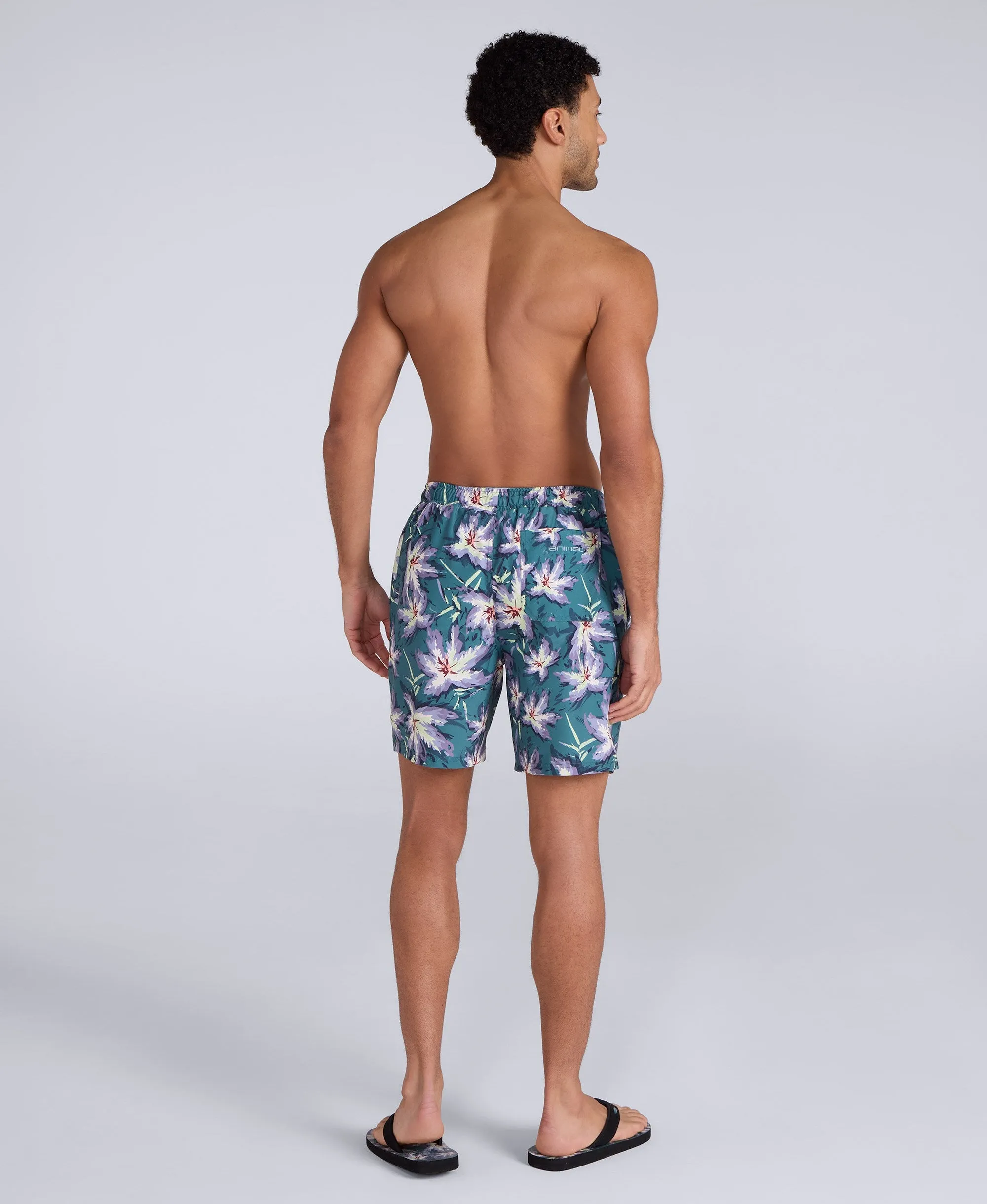 Deep Dive Mens Printed Boardshorts - Green sold by Animal product image thumbnail 4
