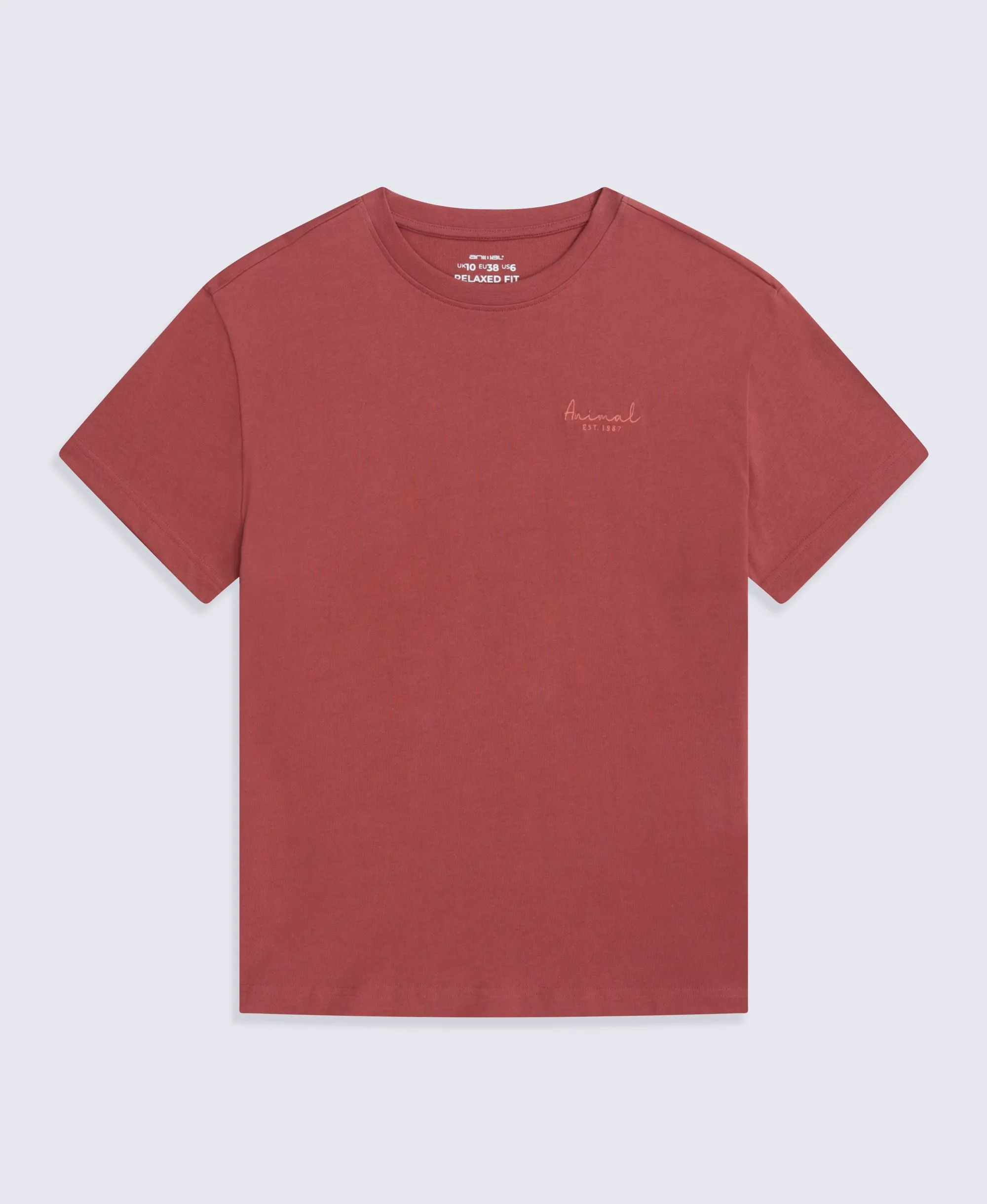Grace Womens Heavyweight T-Shirt - Rust sold by Animal