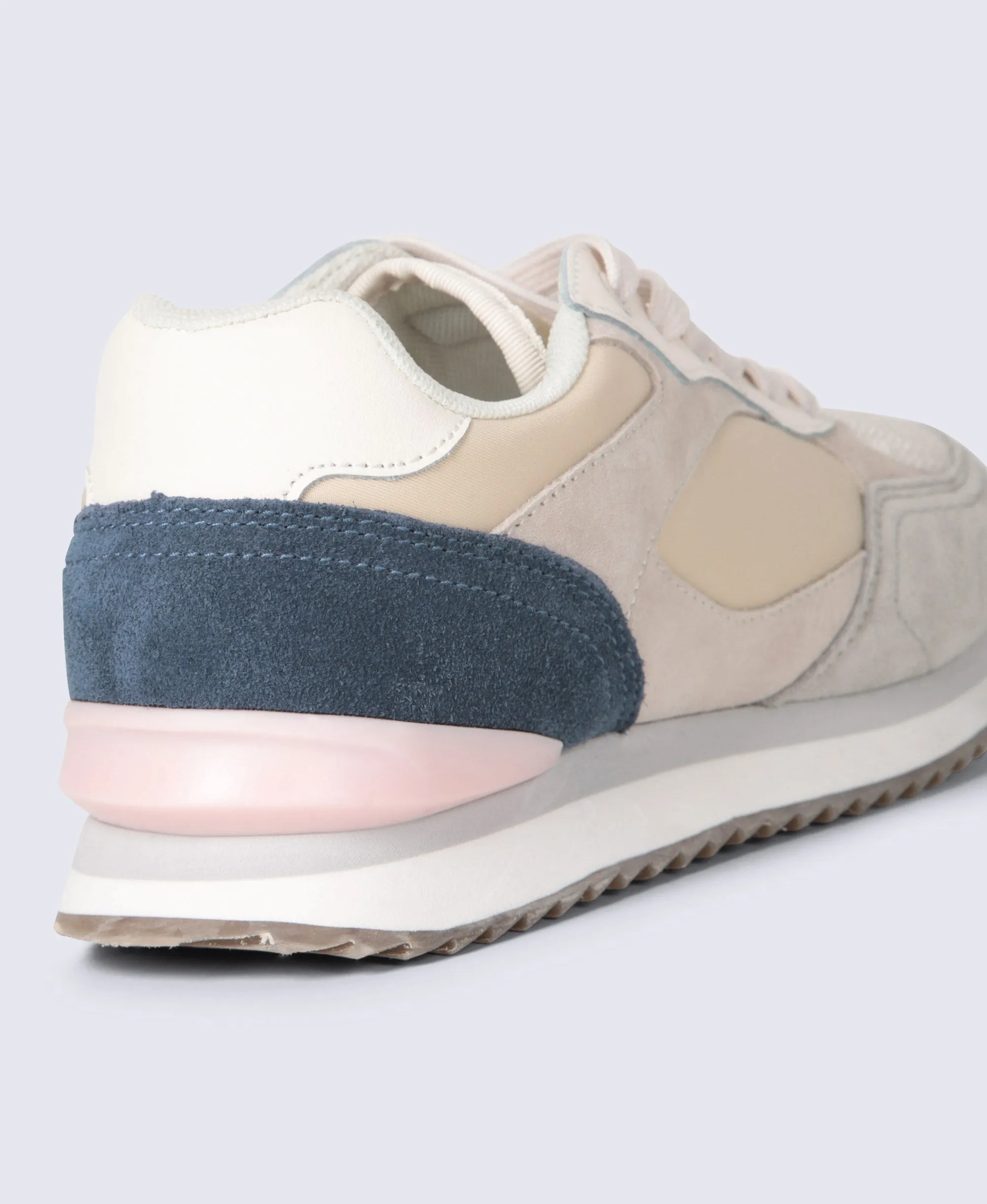Sutton Womens Casual Leather Trainers - Beige sold by Animal product image thumbnail 4