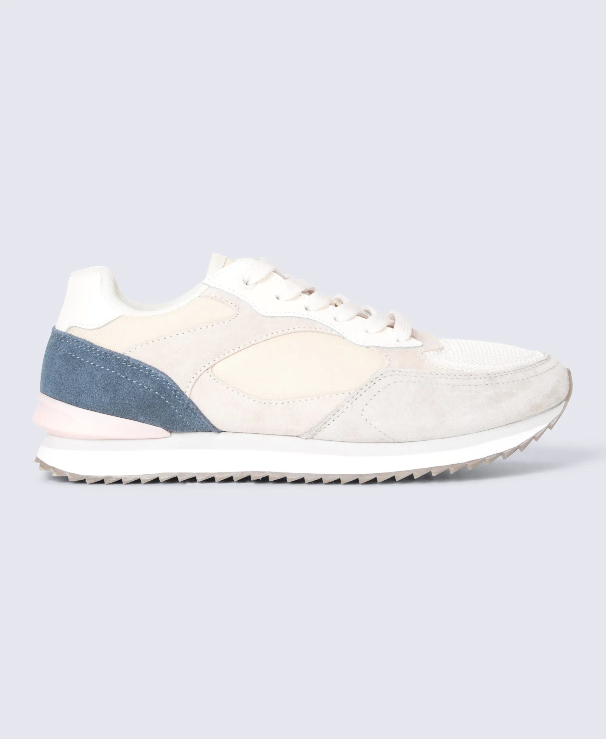 Sutton Womens Casual Leather Trainers - Beige sold by Animal product image thumbnail 2