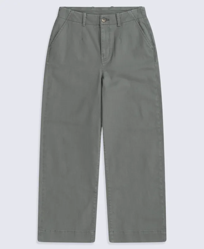 Elevate Womens Straight Leg Trousers - Light Khaki made by Animal