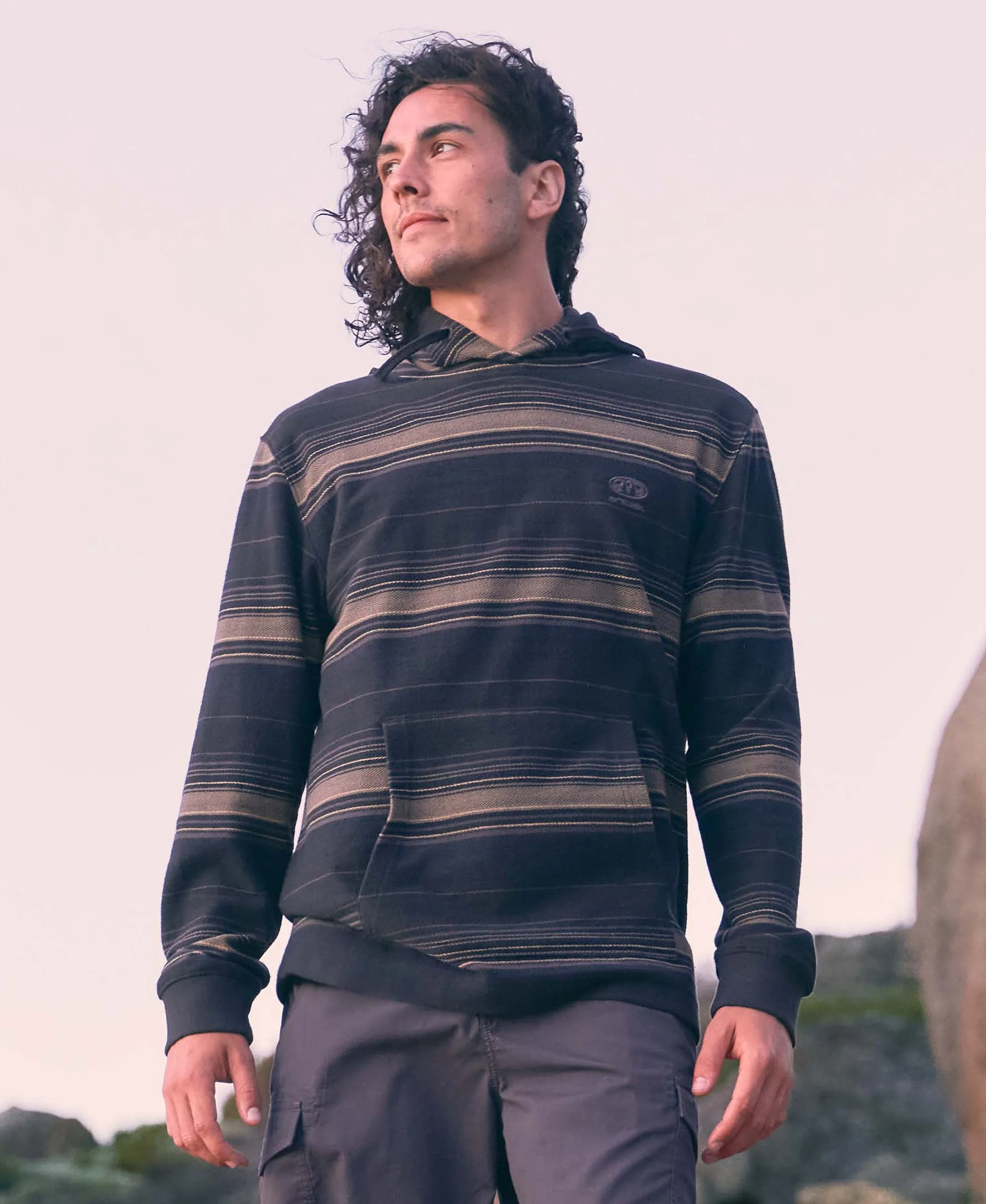 Loyal Mens Beach Hoodie - Brown sold by Animal