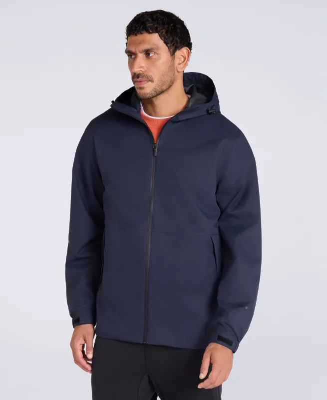 Pace Mens Waterproof Packable Jacket - Dark Blue made by Animal