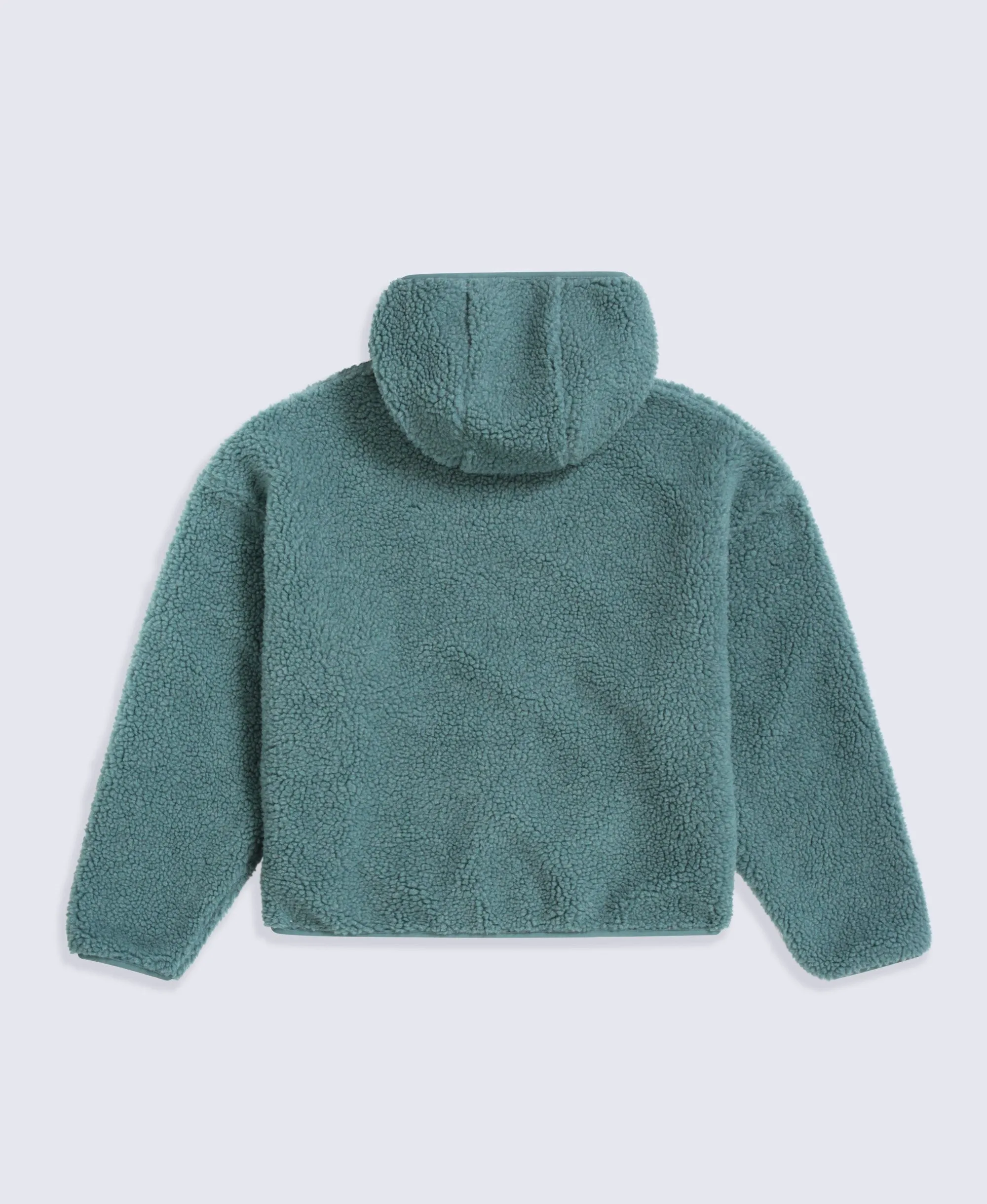 Cley Womens Hooded Borg Jacket - Dark Green sold by Animal product image thumbnail 2