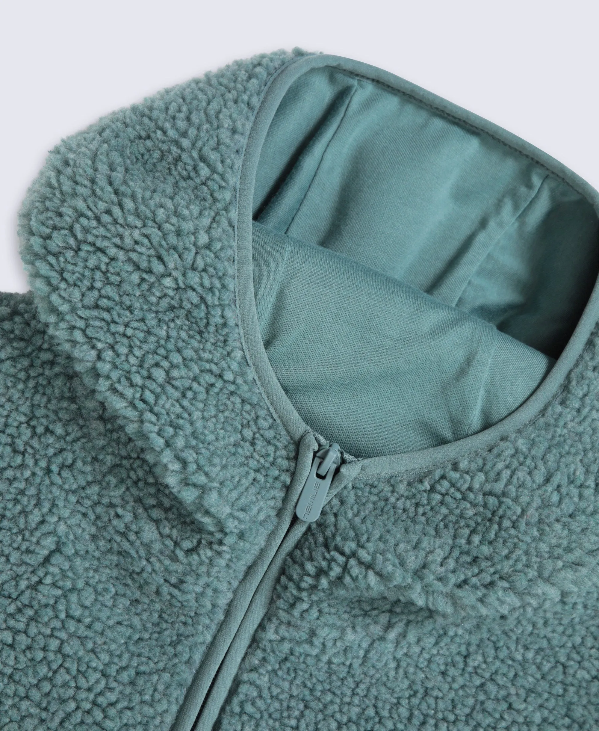 Cley Womens Hooded Borg Jacket - Dark Green sold by Animal product image thumbnail 3