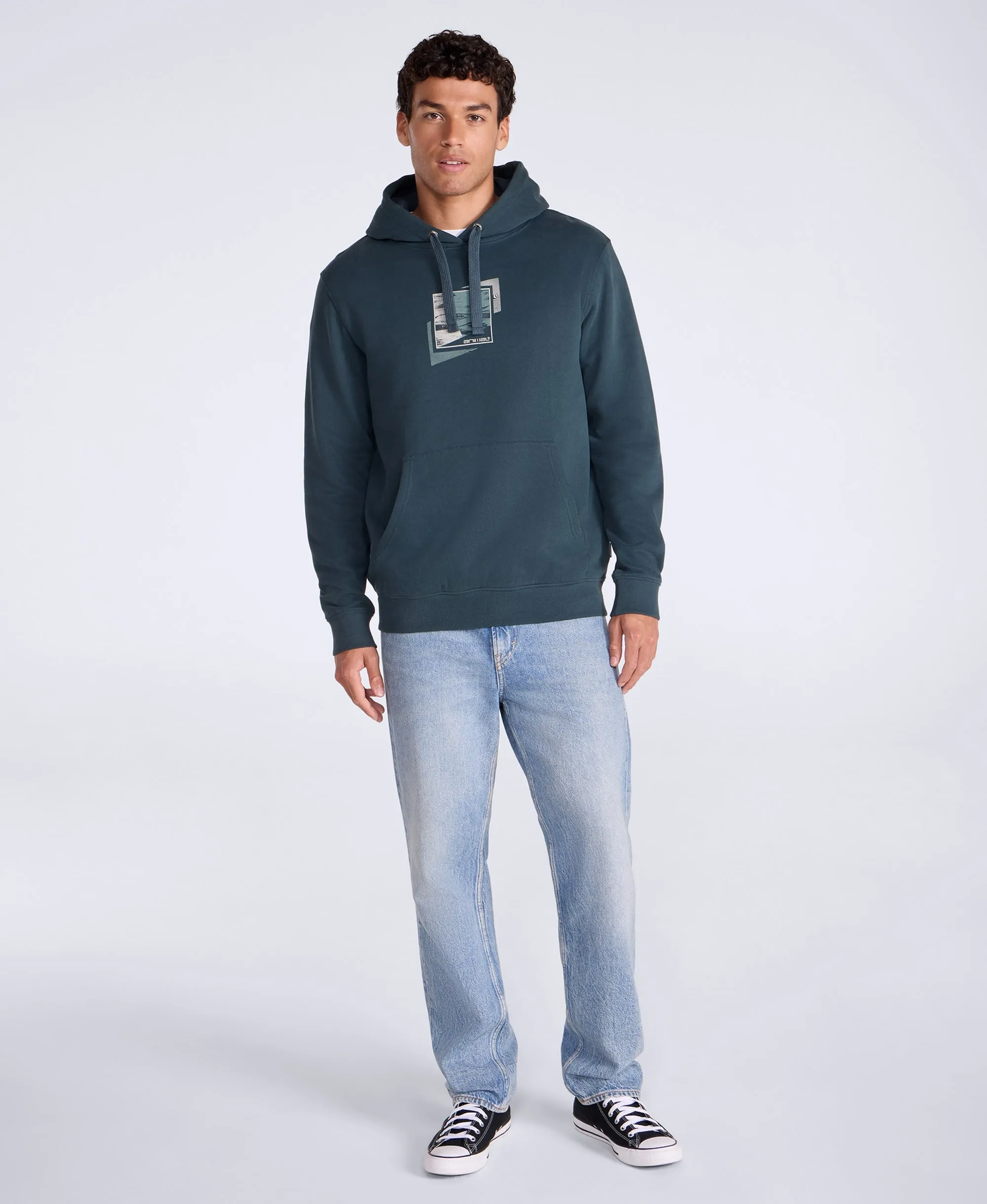 River Mens Hoodie - Petrol sold by Animal product image thumbnail 2