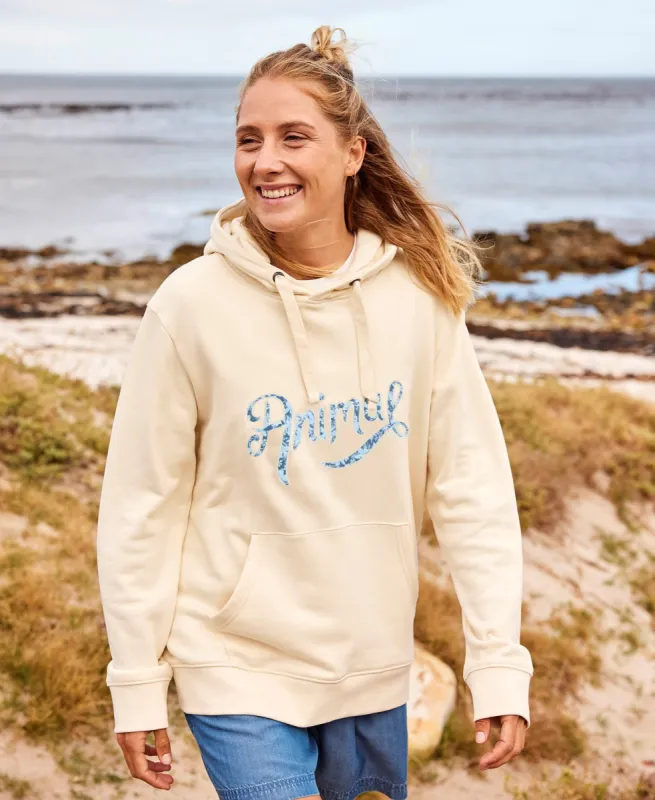 Maya Womens Graphic Hoodie - Off White sold by Animal