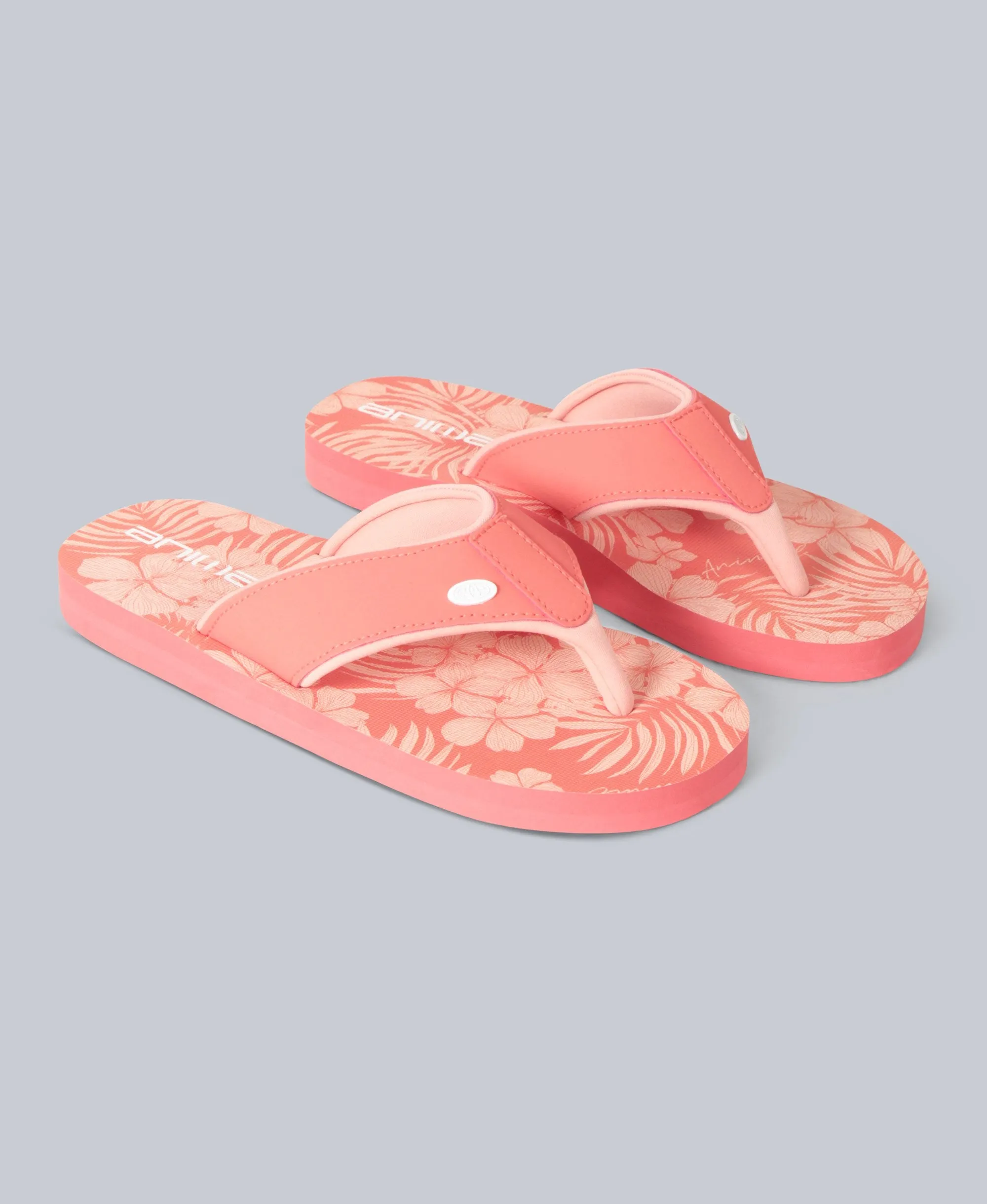 Swish Womens Recycled Flip-Flops - Fiery Coral sold by Animal product image thumbnail 2
