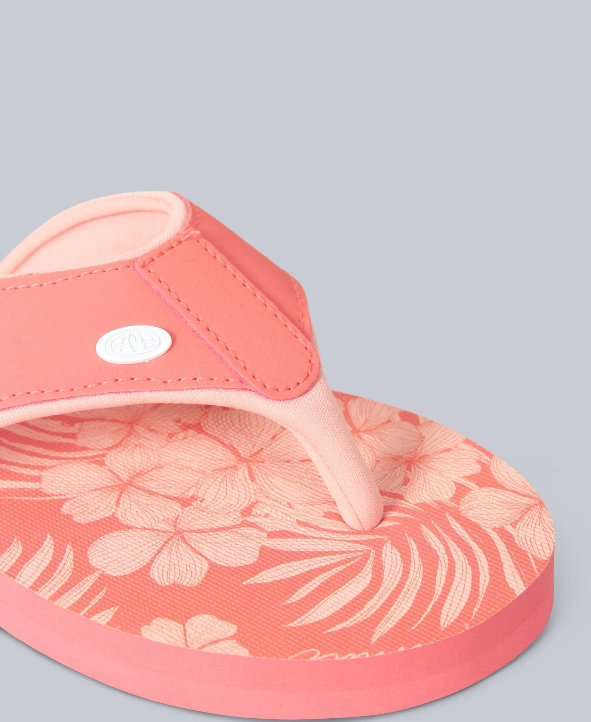 Swish Womens Recycled Flip-Flops - Fiery Coral sold by Animal product image thumbnail 5