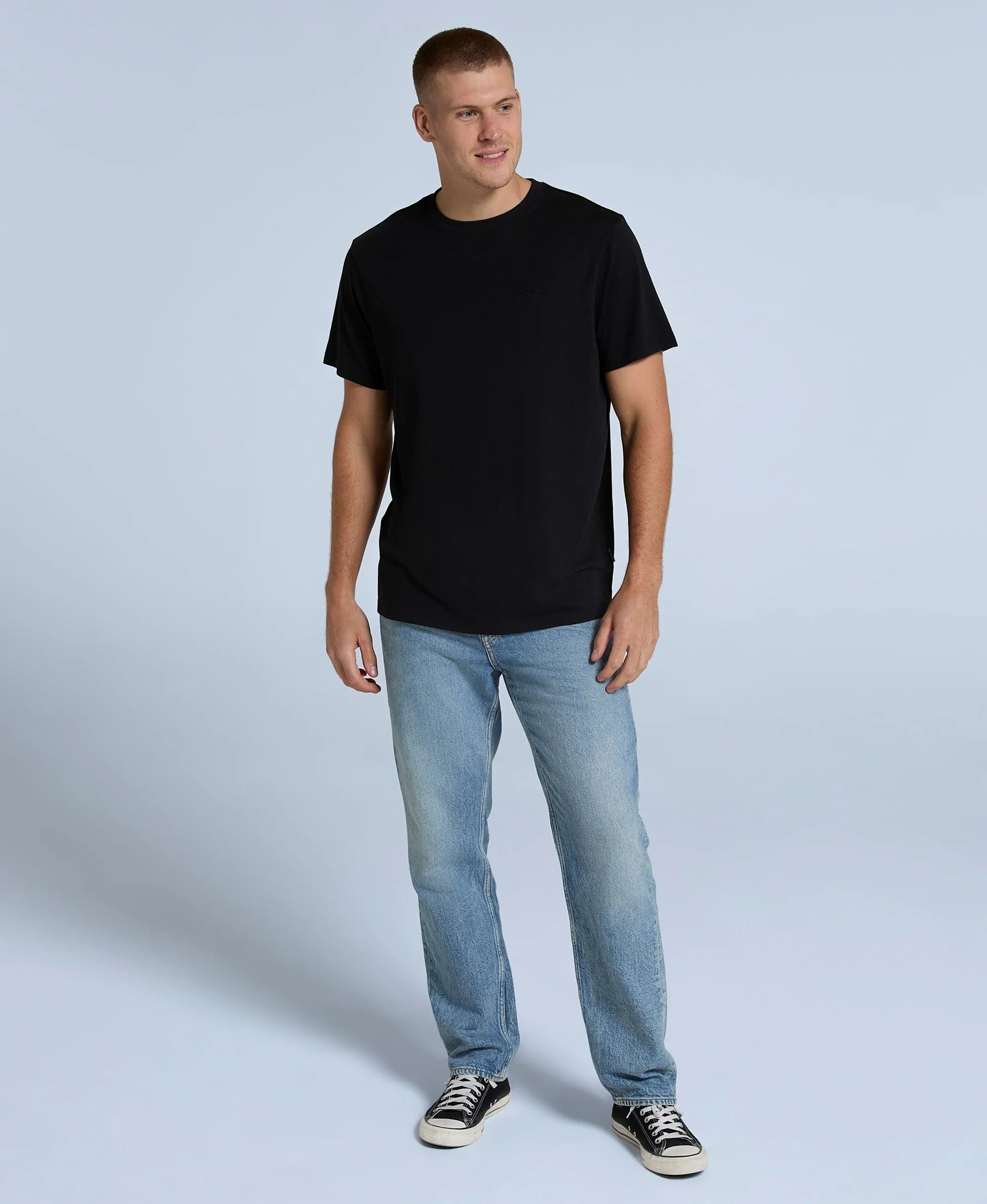 Icon Mens Logo Organic T-Shirt - Jet Black sold by Animal product image thumbnail 2