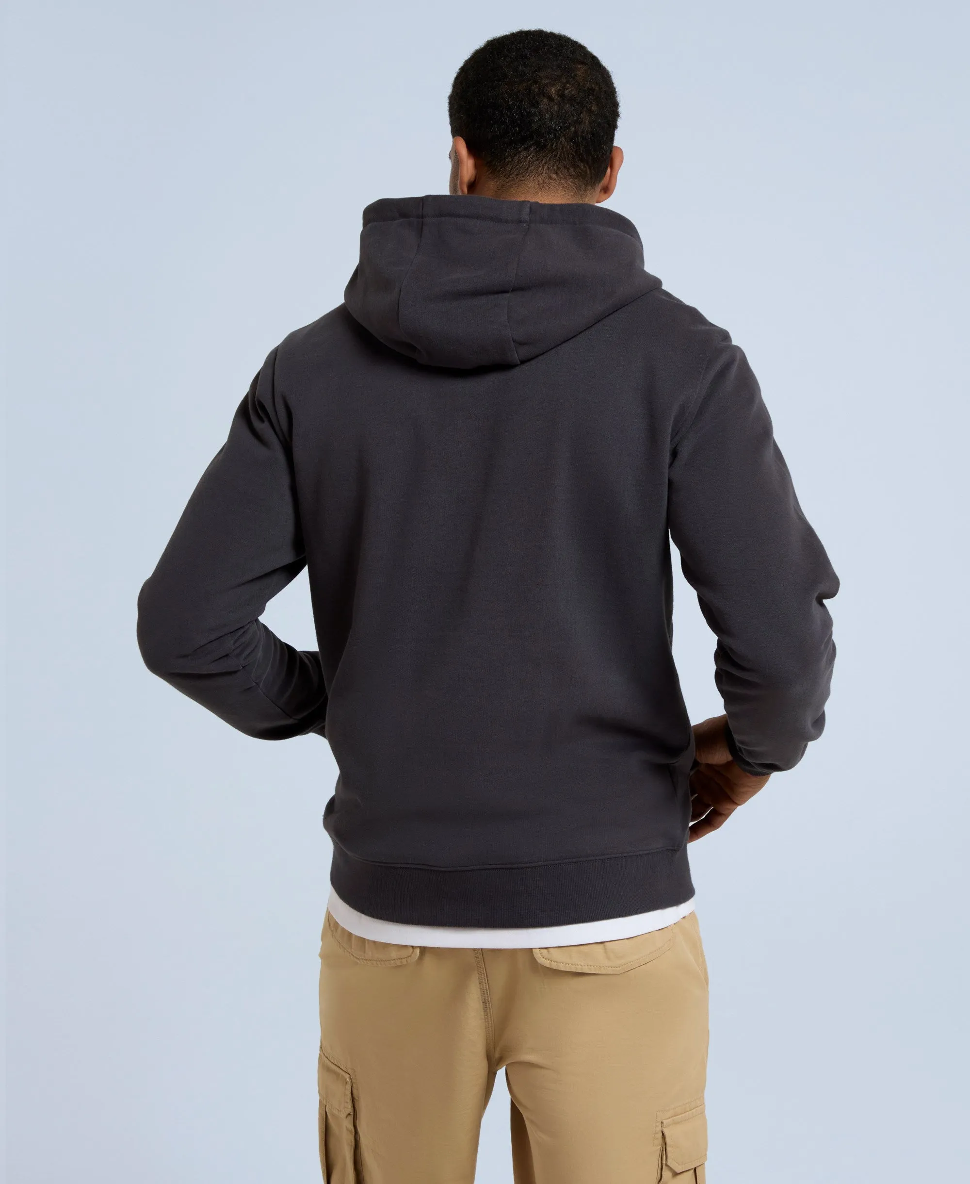 River Mens Hoodie - Charcoal sold by Animal product image thumbnail 4