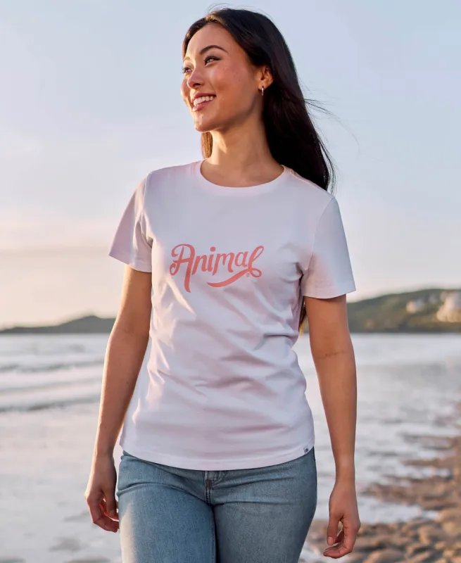 Marina Womens Logo T-Shirt - White sold by Animal