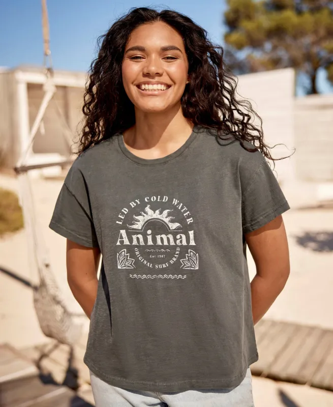 Phoenix Womens T-Shirt - Petrol sold by Animal