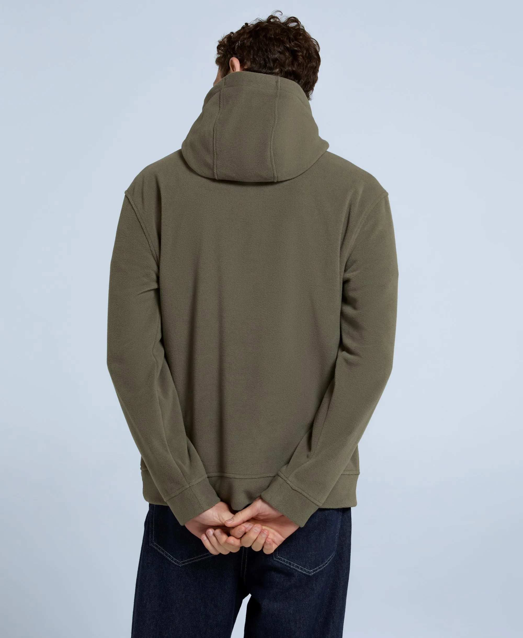 Louis Mens Fleece Hoodie - Khaki sold by Animal product image thumbnail 4