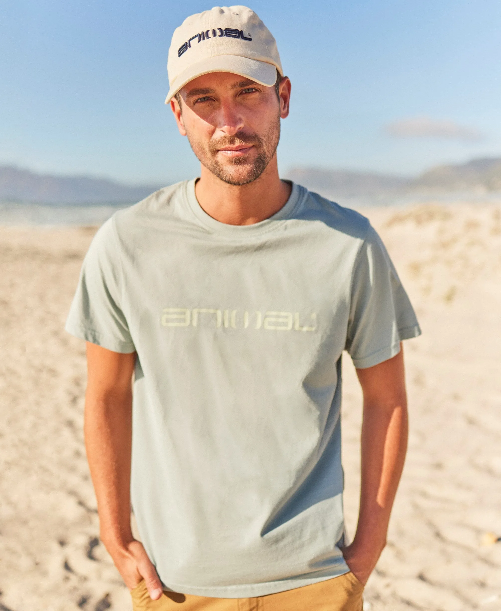 Classico Mens Organic T-Shirt - Blue Aster sold by Animal