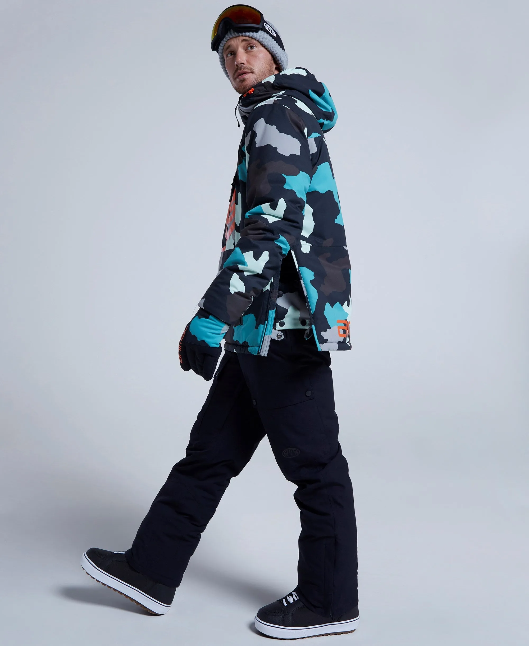 Snowstorm Mens Recycled Snow Jacket - Black Camo sold by Animal product image thumbnail 3