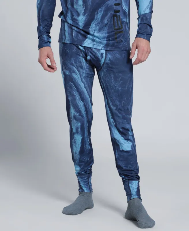 Hazy Mens Recycled Leggings - Blue sold by Animal