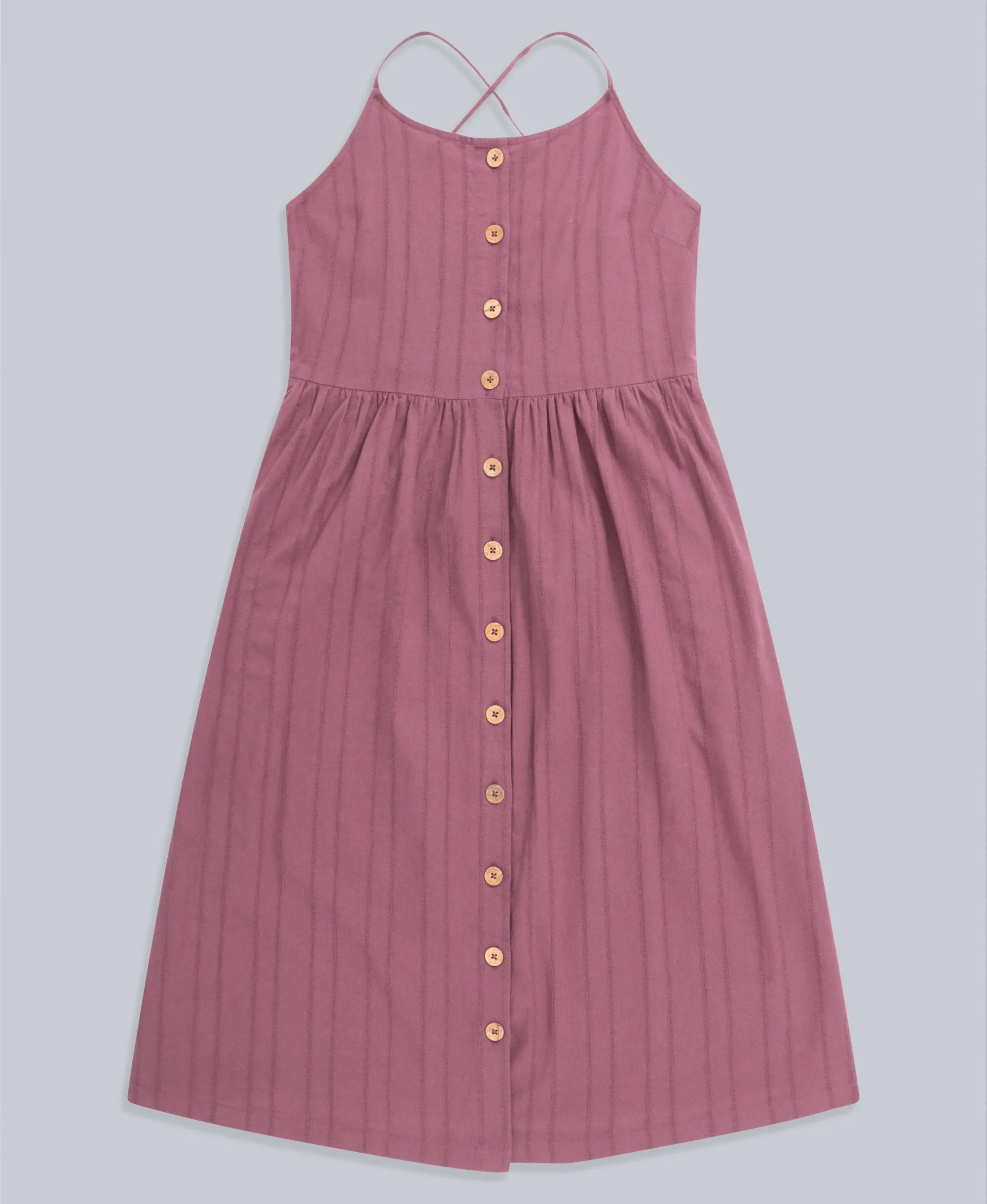 Amelia Womens Organic Dress - Burgundy sold by Animal product image thumbnail 5