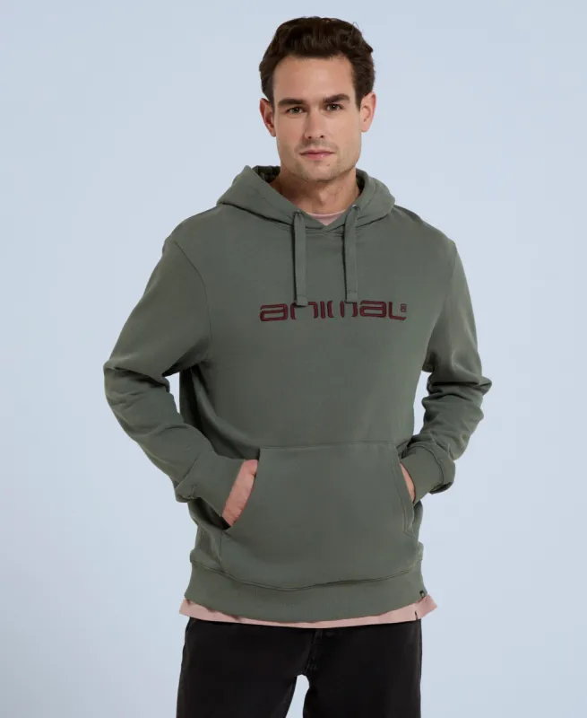 Driver Mens Logo Hoodie - Khaki sold by Animal