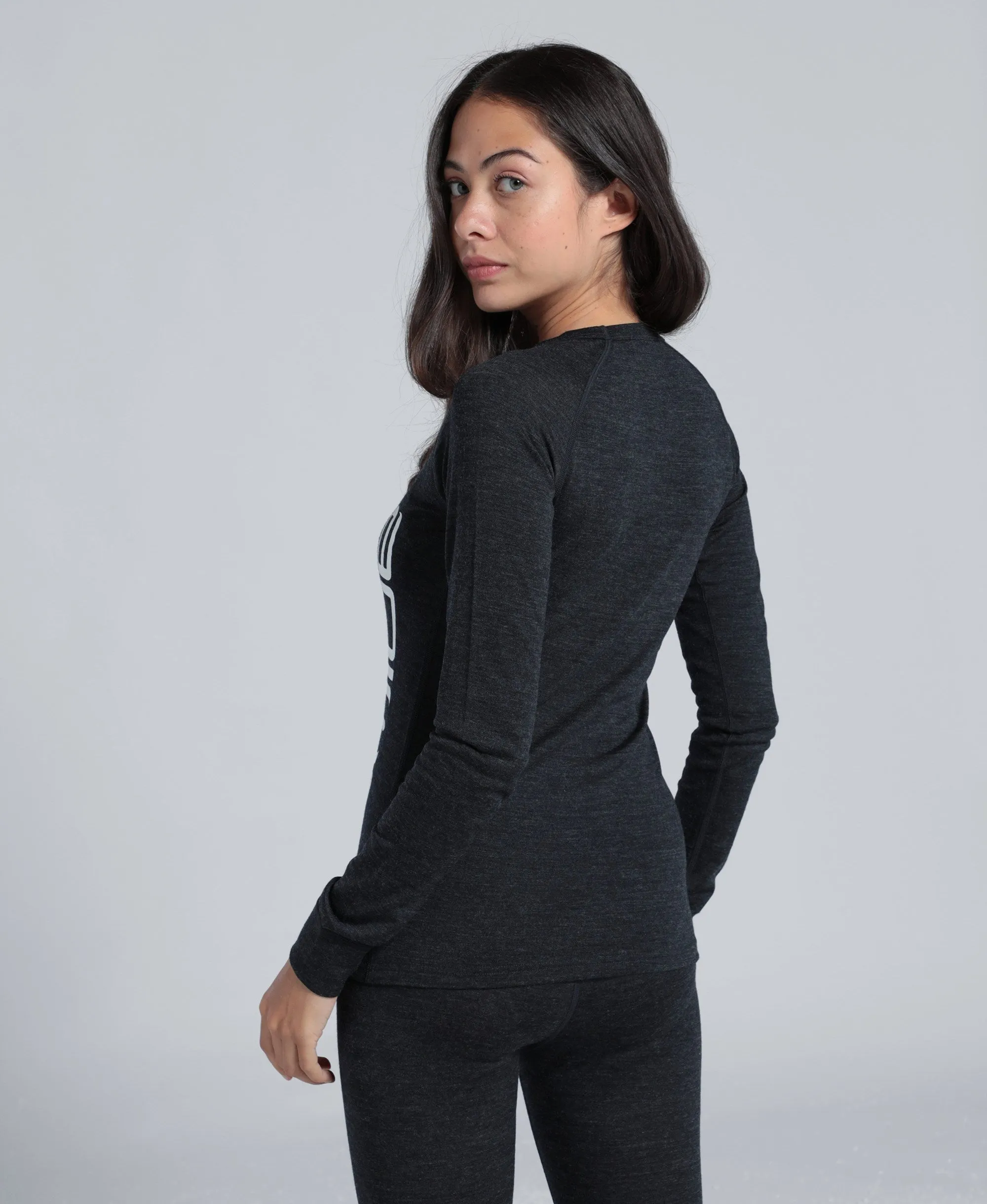Snowy Womens Merino Top - Black sold by Animal product image thumbnail 4