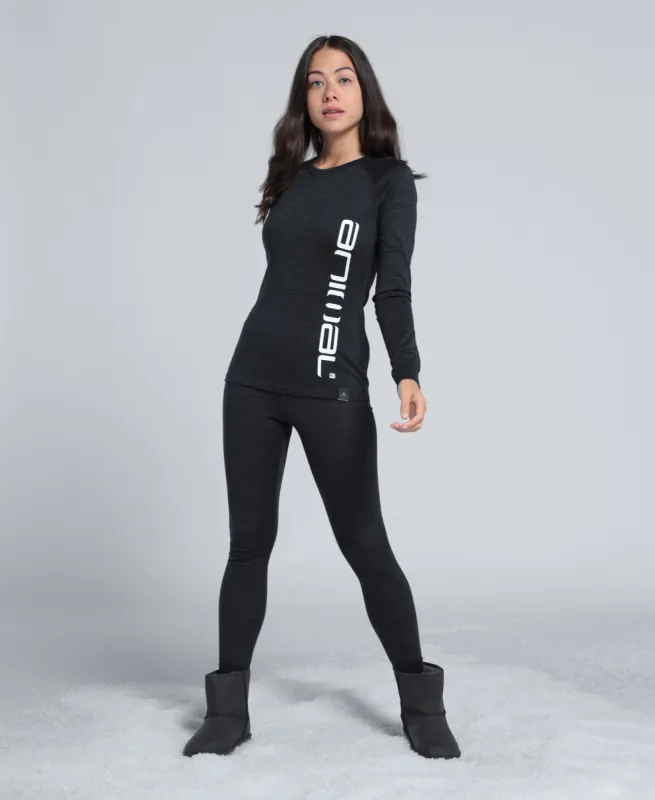 Snowy Womens Merino Top - Black sold by Animal