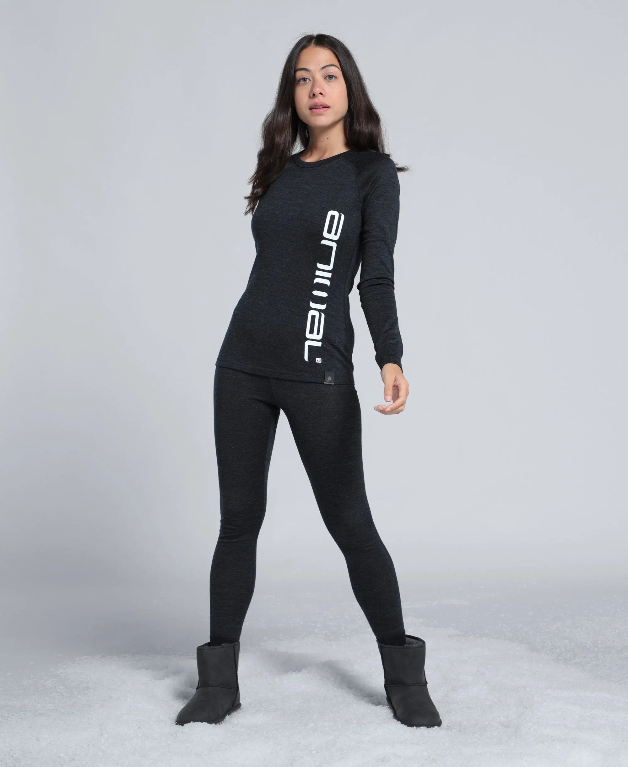 Snowy Womens Merino Top - Black sold by Animal