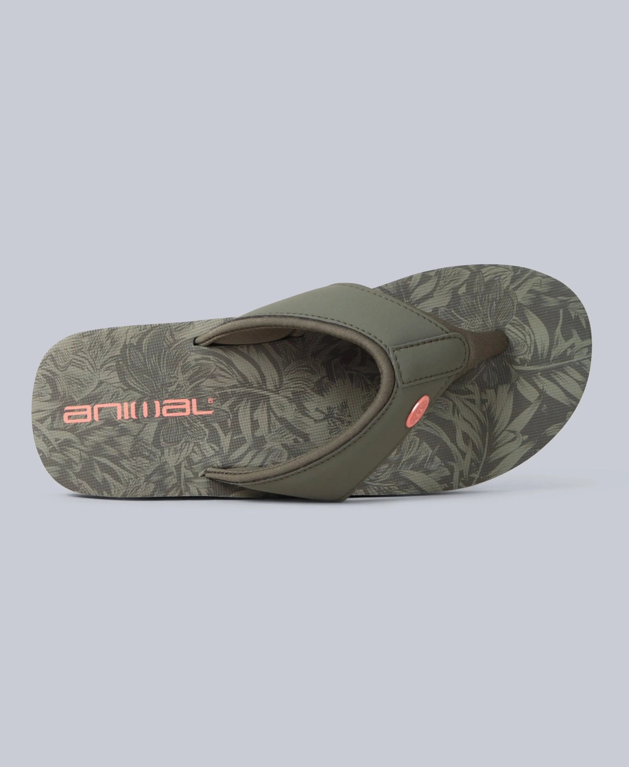 Swish Womens Flip-Flops - Dark Khaki sold by Animal product image thumbnail 3