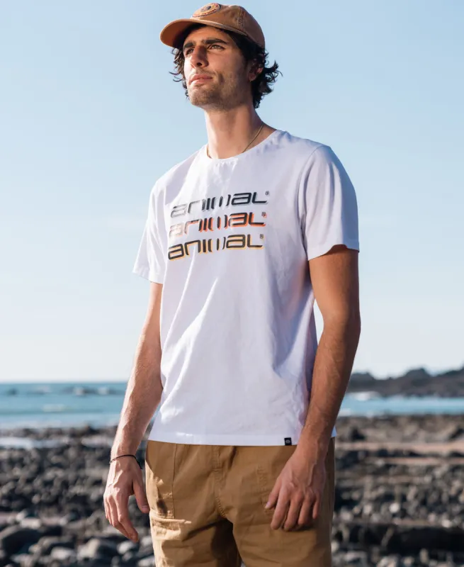 Classico Mens Organic T-Shirt - White sold by Animal
