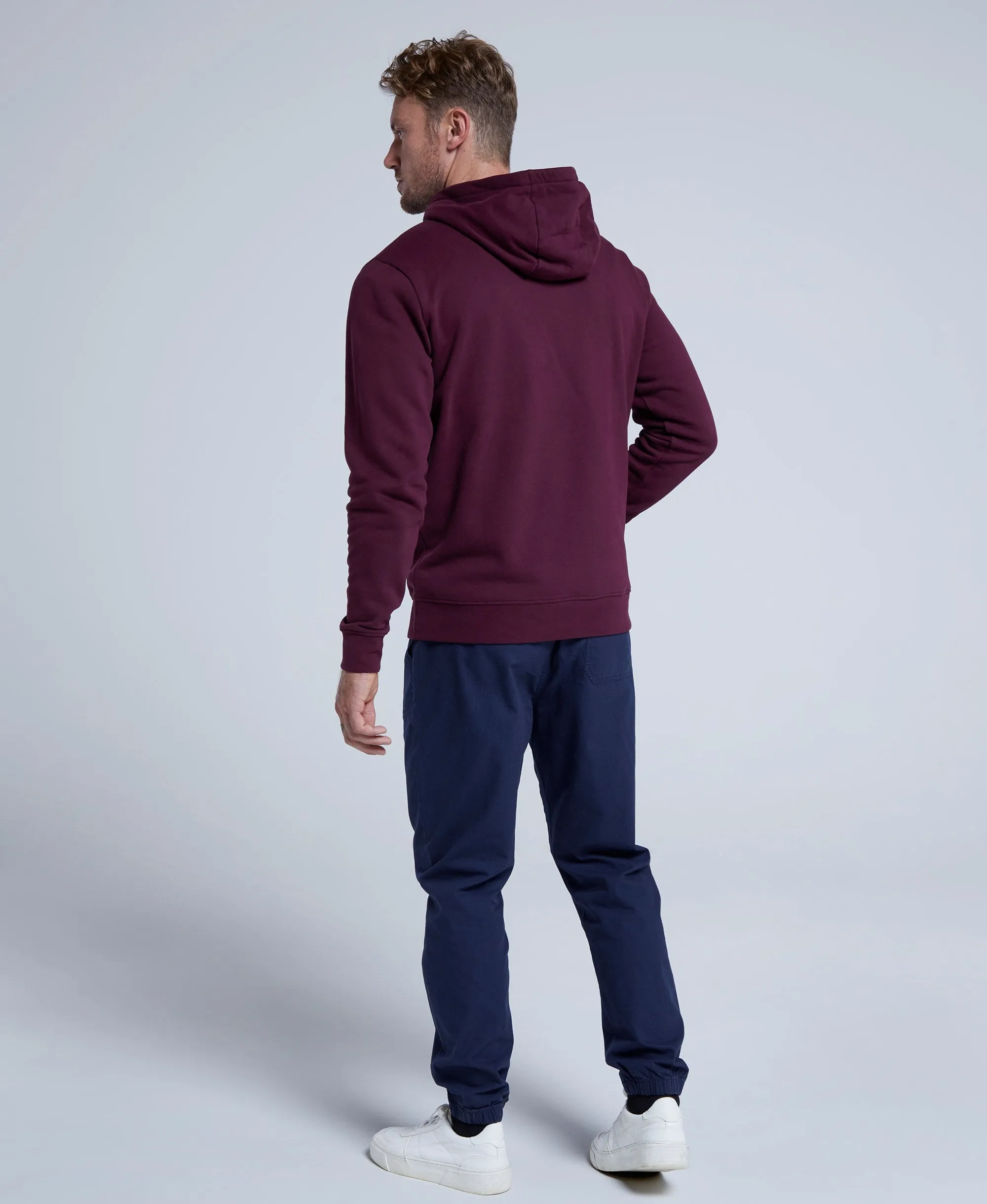 River Mens Printed Hoodie - Burgundy sold by Animal product image thumbnail 5