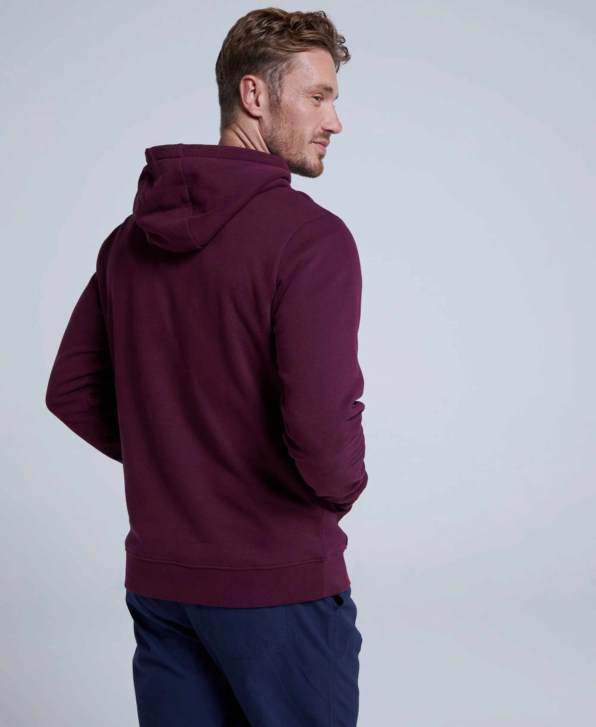 River Mens Printed Hoodie - Burgundy sold by Animal product image thumbnail 4