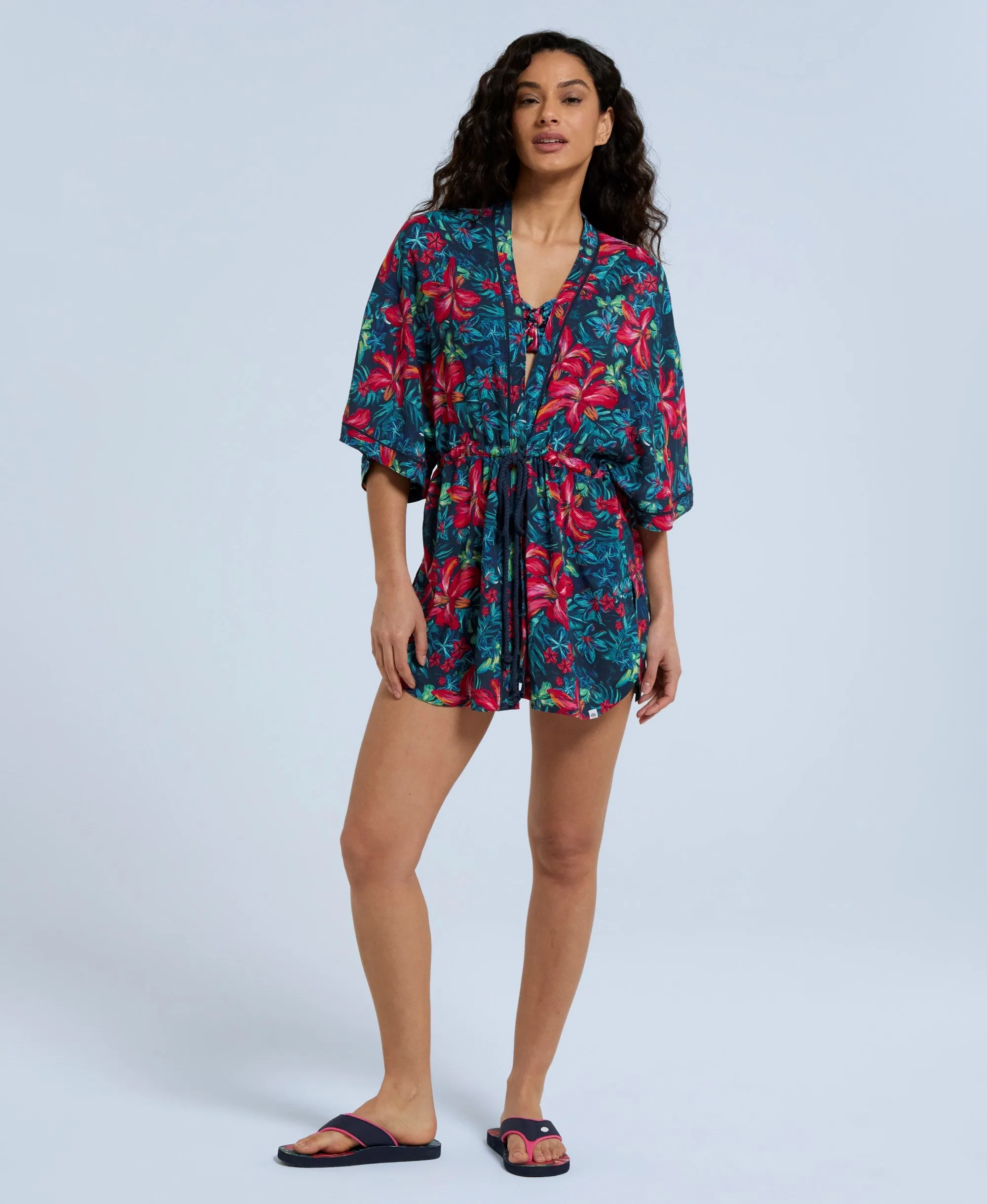 Kym Womens EcoVero Kimono Top - Red sold by Animal product image thumbnail 3