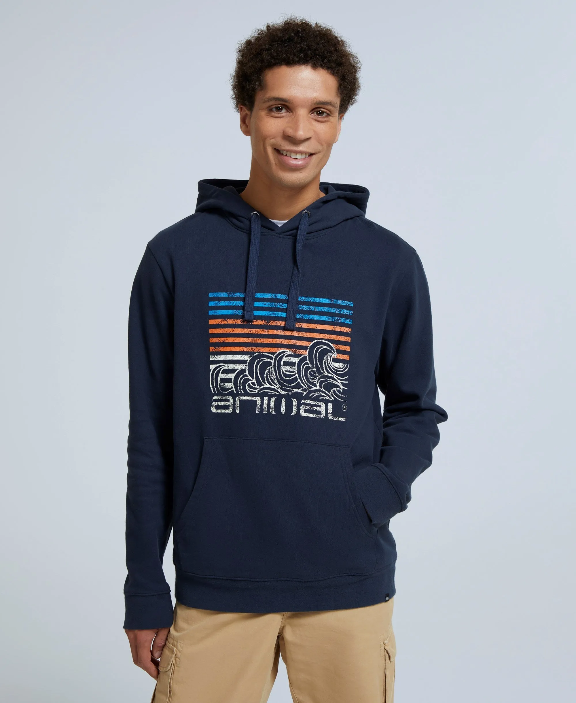 River Mens Hoodie - Navy sold by Animal product image thumbnail 2