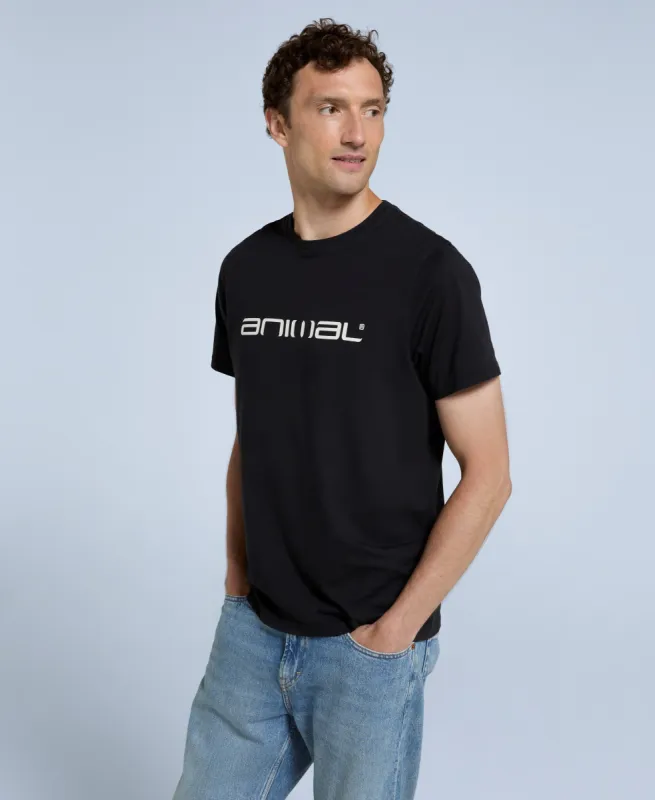 Leon Mens Relaxed T-Shirt - Black made by Animal