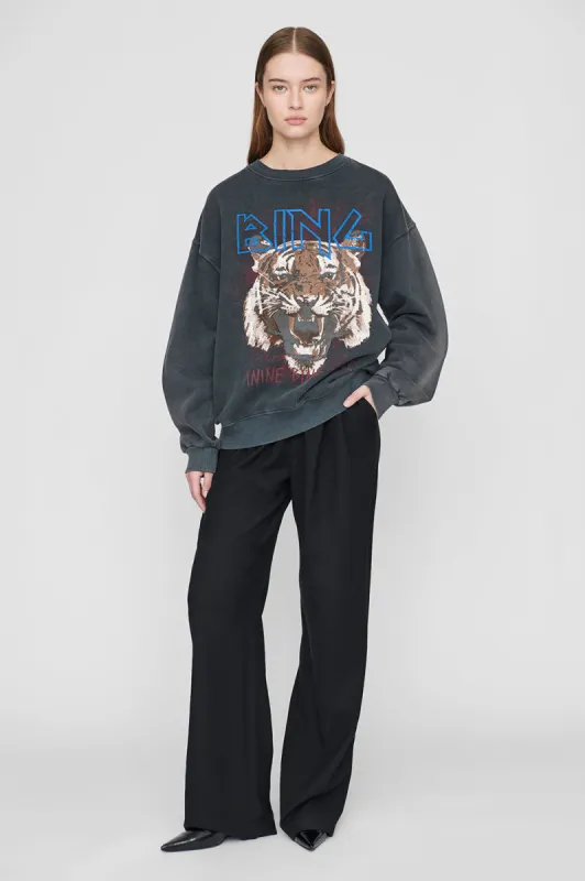 Tiger Sweatshirt - Black sold by Anine Bing
