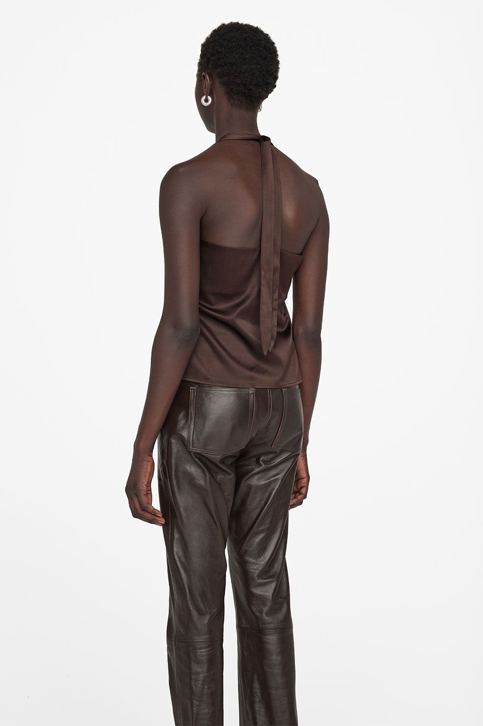 Alain Top - Deep Brown sold by Anine Bing product image thumbnail 4